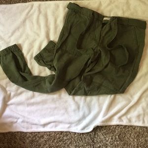 Green loft pants